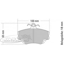FCP845 Ferodo Bremsbelag