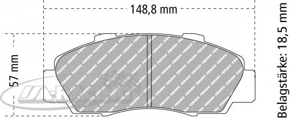 FDS905 Ferodo Bremsbelag