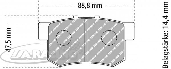 FDS956 Ferodo Bremsbelag