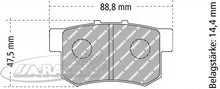 FDS956 Ferodo Bremsbelag