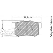 FCP956 Ferodo Bremsbelag
