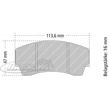 FRP219 Ferodo Bremsbelag