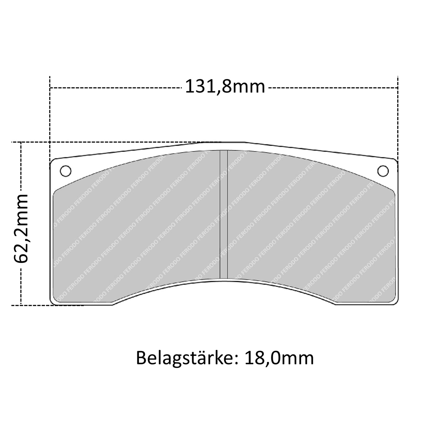 FRP3007 Ferodo Bremsbelag