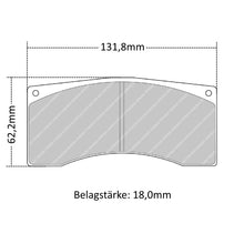 FRP3007 Ferodo Bremsbelag