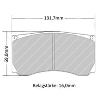 FRP3009 Ferodo Bremsbelag