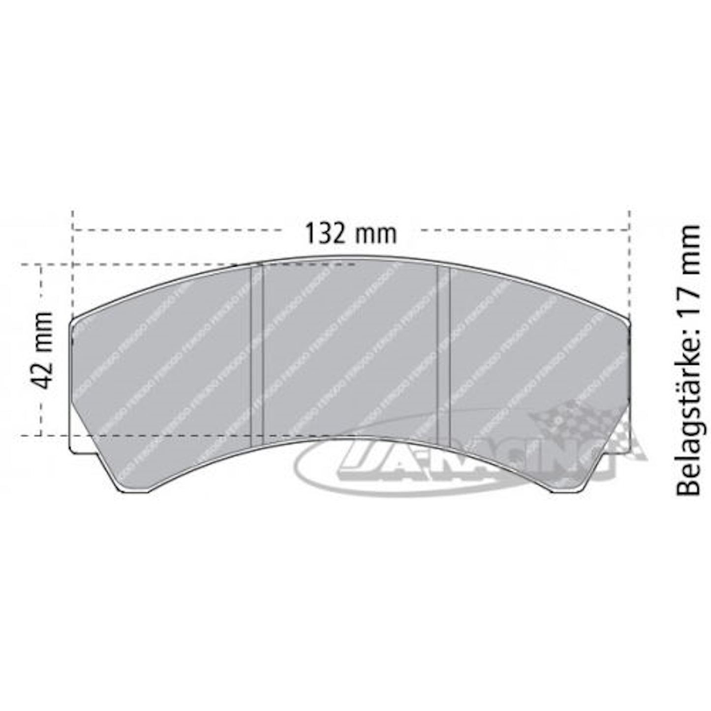 FRP3018 Ferodo Bremsbelag