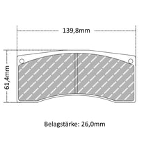 FRP3029 Ferodo Bremsbelag