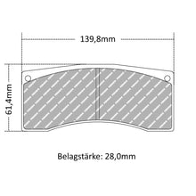 FRP3030 Ferodo Bremsbelag