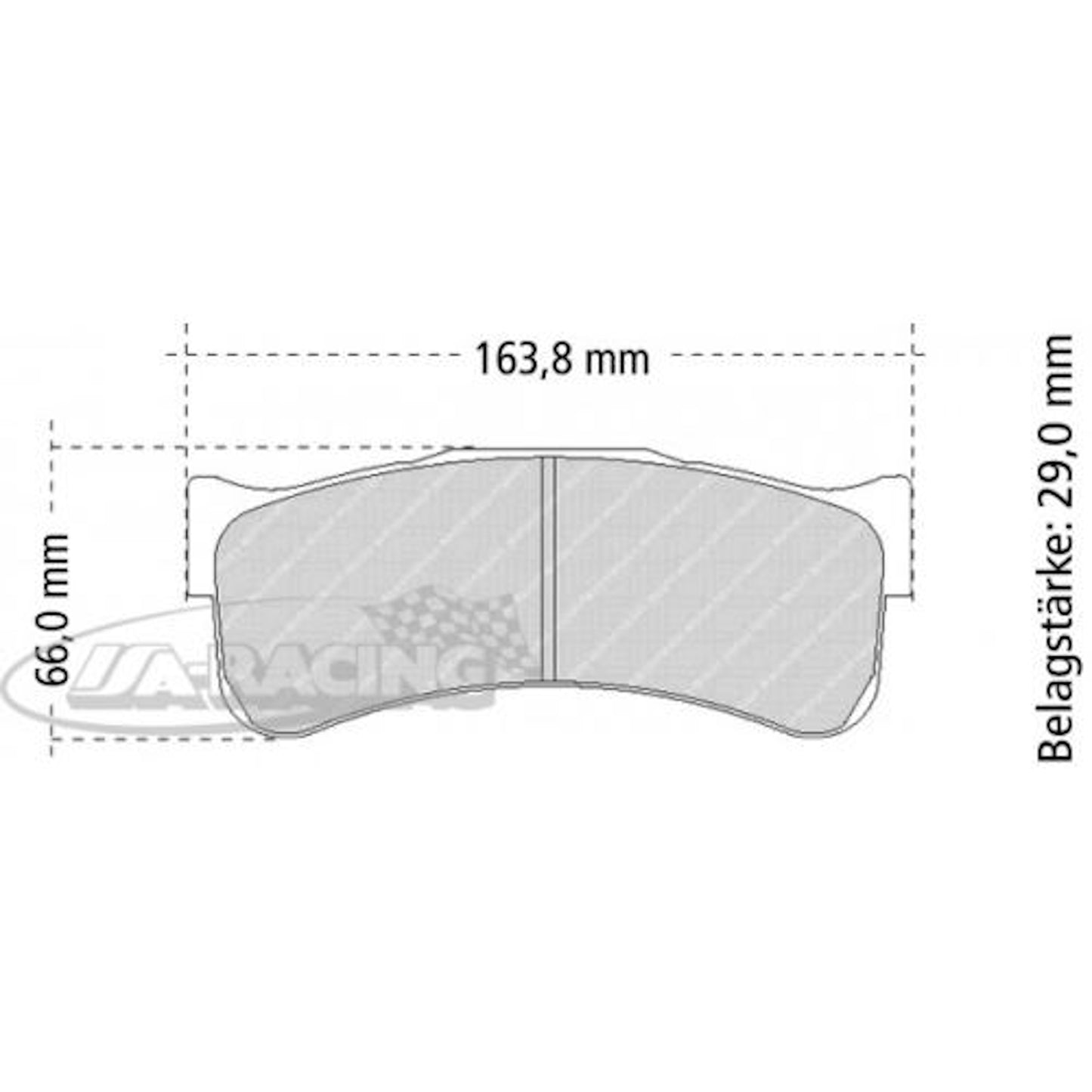 FRP3031 Ferodo Bremsbelag