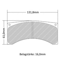 FRP3032 Ferodo Bremsbelag