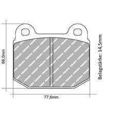FRP3056 Ferodo Bremsbelag