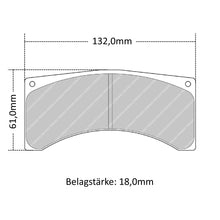 FRP3070 Ferodo Bremsbelag