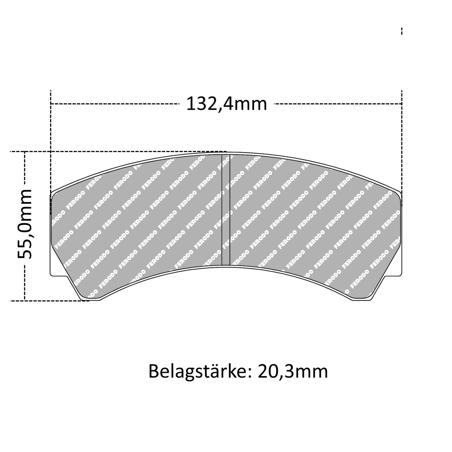 FRP3073 Ferodo Bremsbelag