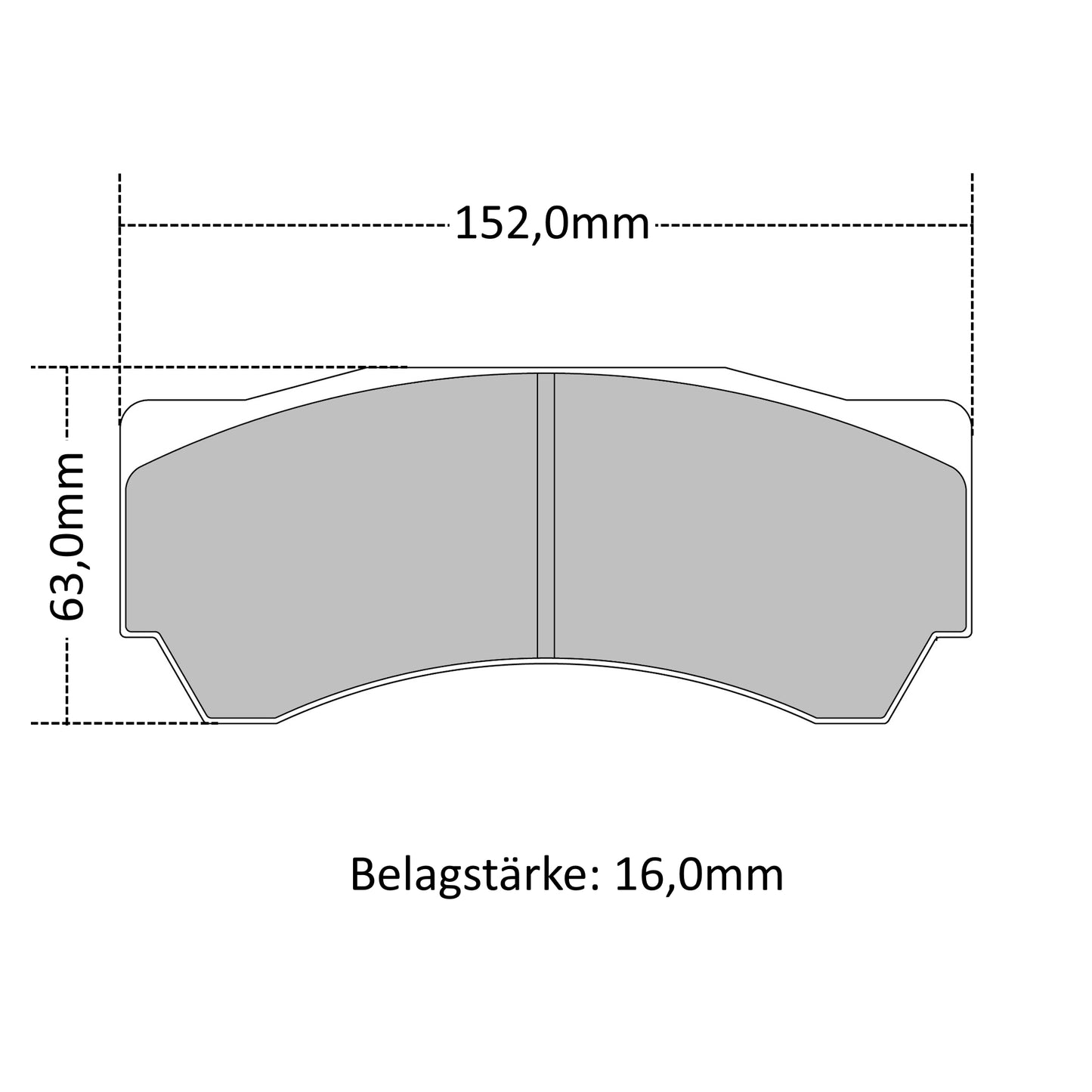 FRP3081 Ferodo Bremsbelag