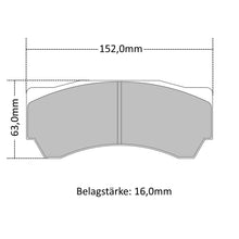 FRP3081 Ferodo Bremsbelag