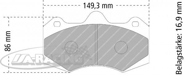 FDSR3084 Ferodo Bremsbelag
