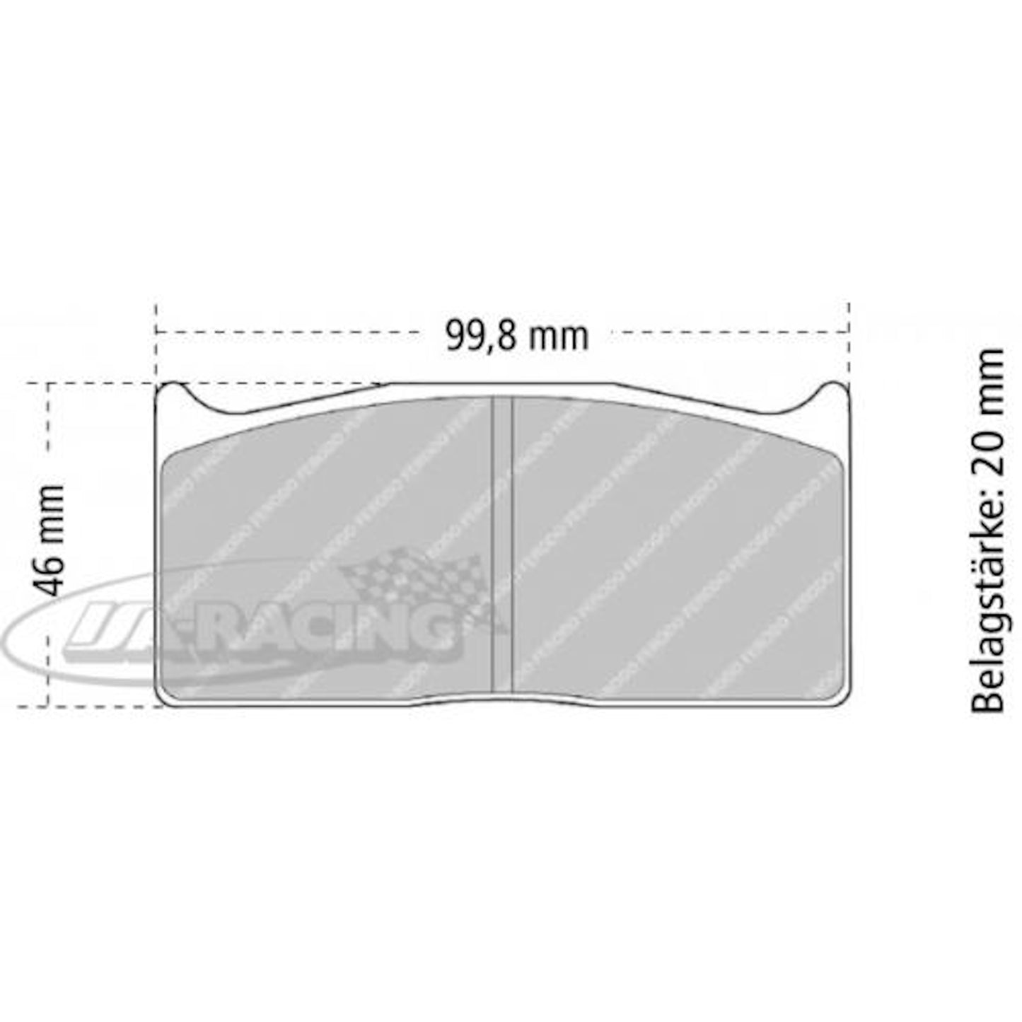 FRP308 Ferodo Bremsbelag
