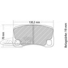 FRP3095 Ferodo Bremsbelag