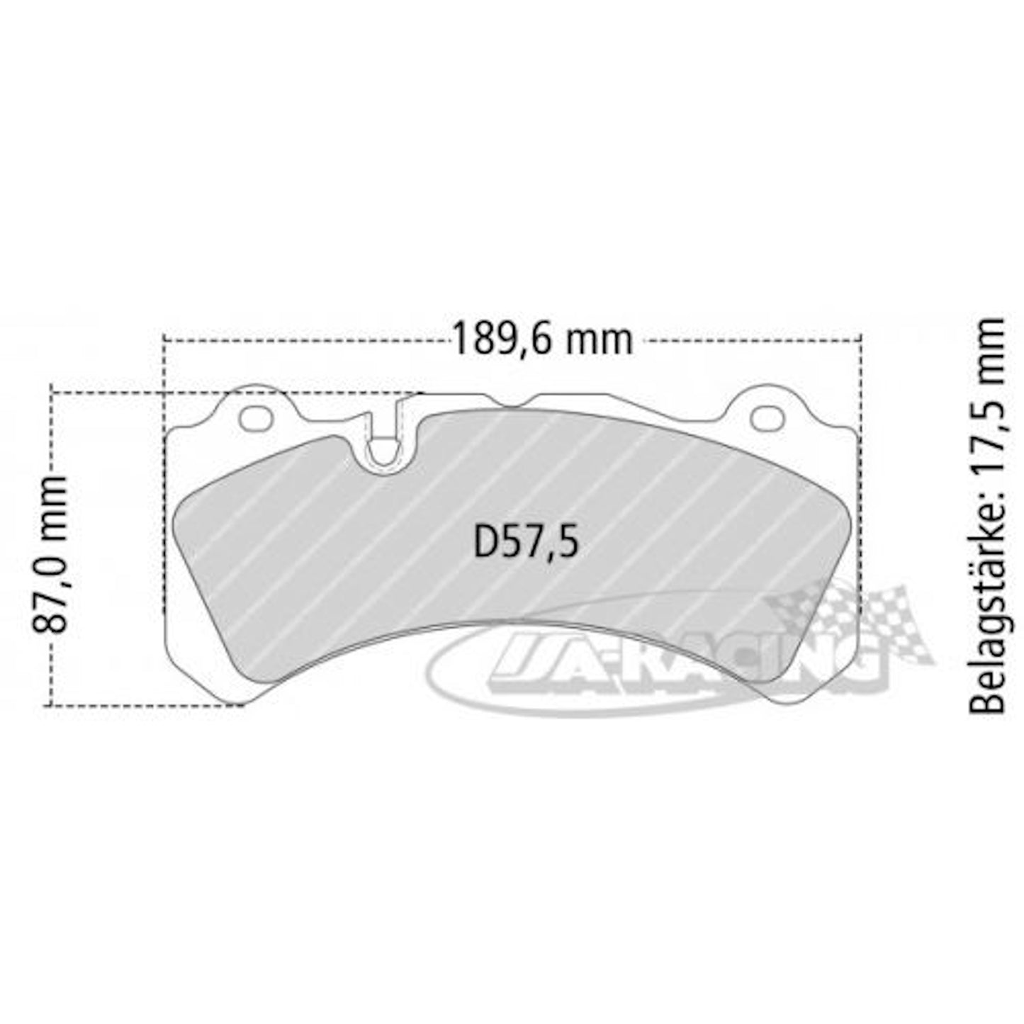 FRP3098 Ferodo Bremsbelag