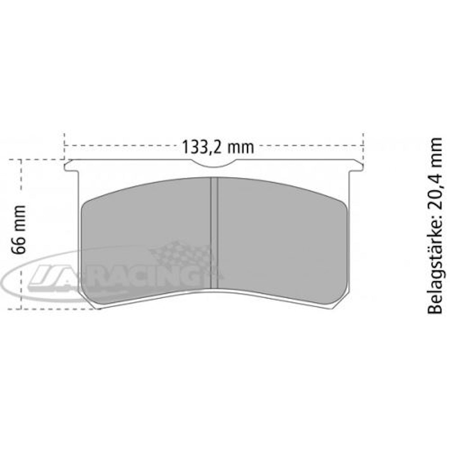 FRP3116 Ferodo Bremsbelag
