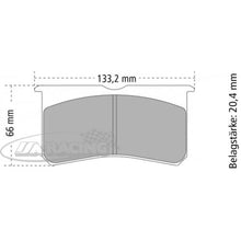 FRP3116 Ferodo Bremsbelag