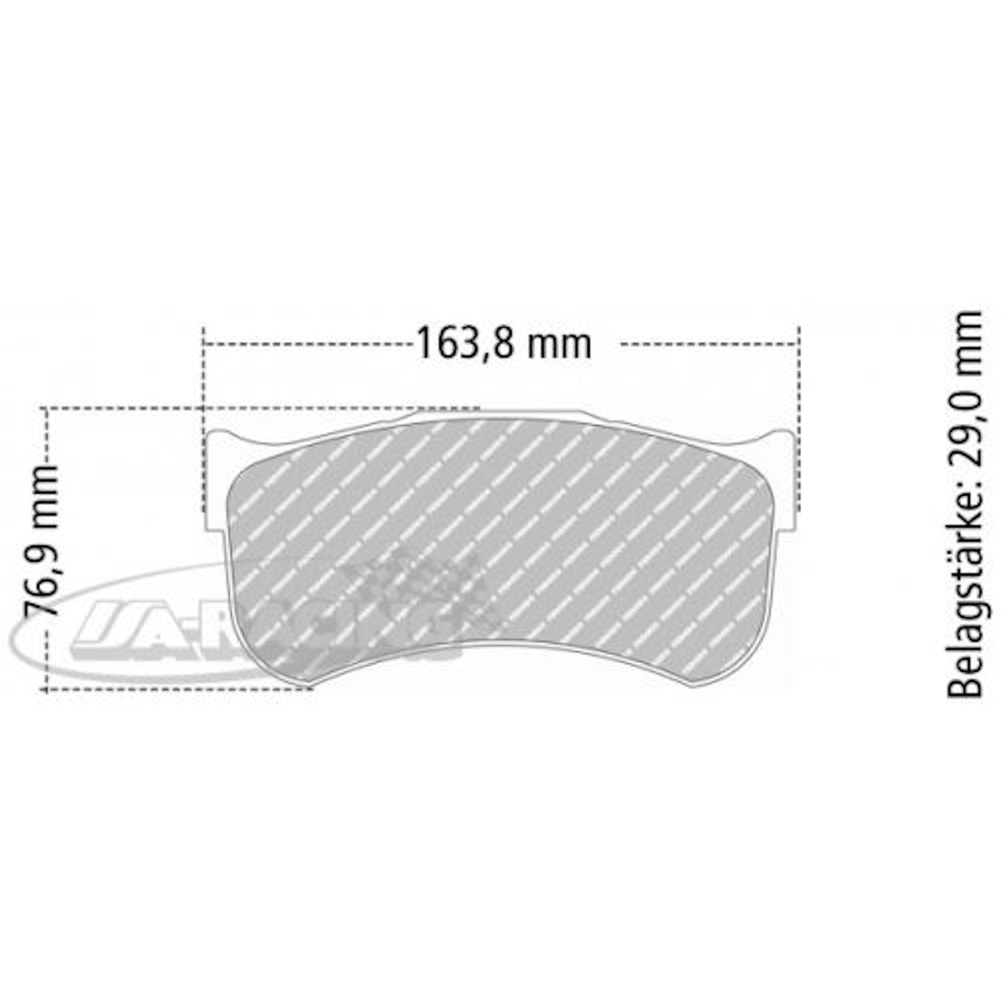 FRP3153 Ferodo Bremsbelag