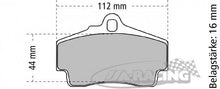 FDS1308 Ferodo Bremsbelag