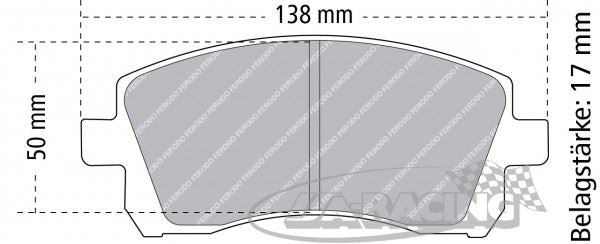 FDS1327 Ferodo Bremsbelag