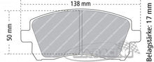FDS1327 Ferodo Bremsbelag