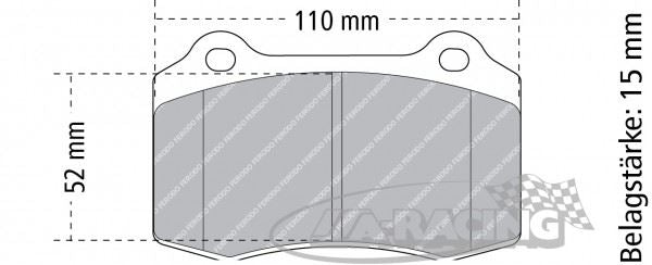 FDS1348 Ferodo Bremsbelag