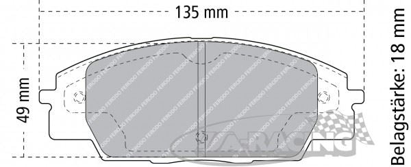 FDS1444 Ferodo Bremsbelag