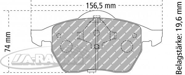 FDS1463 Ferodo Bremsbelag