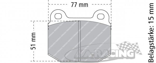 FDS1562 Ferodo Bremsbelag