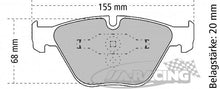 FDS1628 Ferodo Bremsbelag