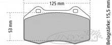 FDS1667 Ferodo Bremsbelag