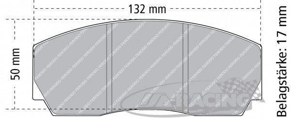 FDSR216 Ferodo Bremsbelag