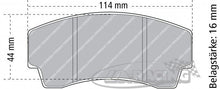 FDSR219 Ferodo Bremsbelag