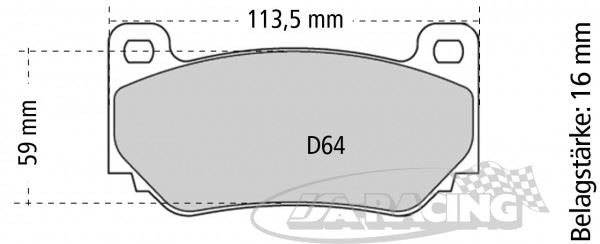 FDSR3085 Ferodo Bremsbelag