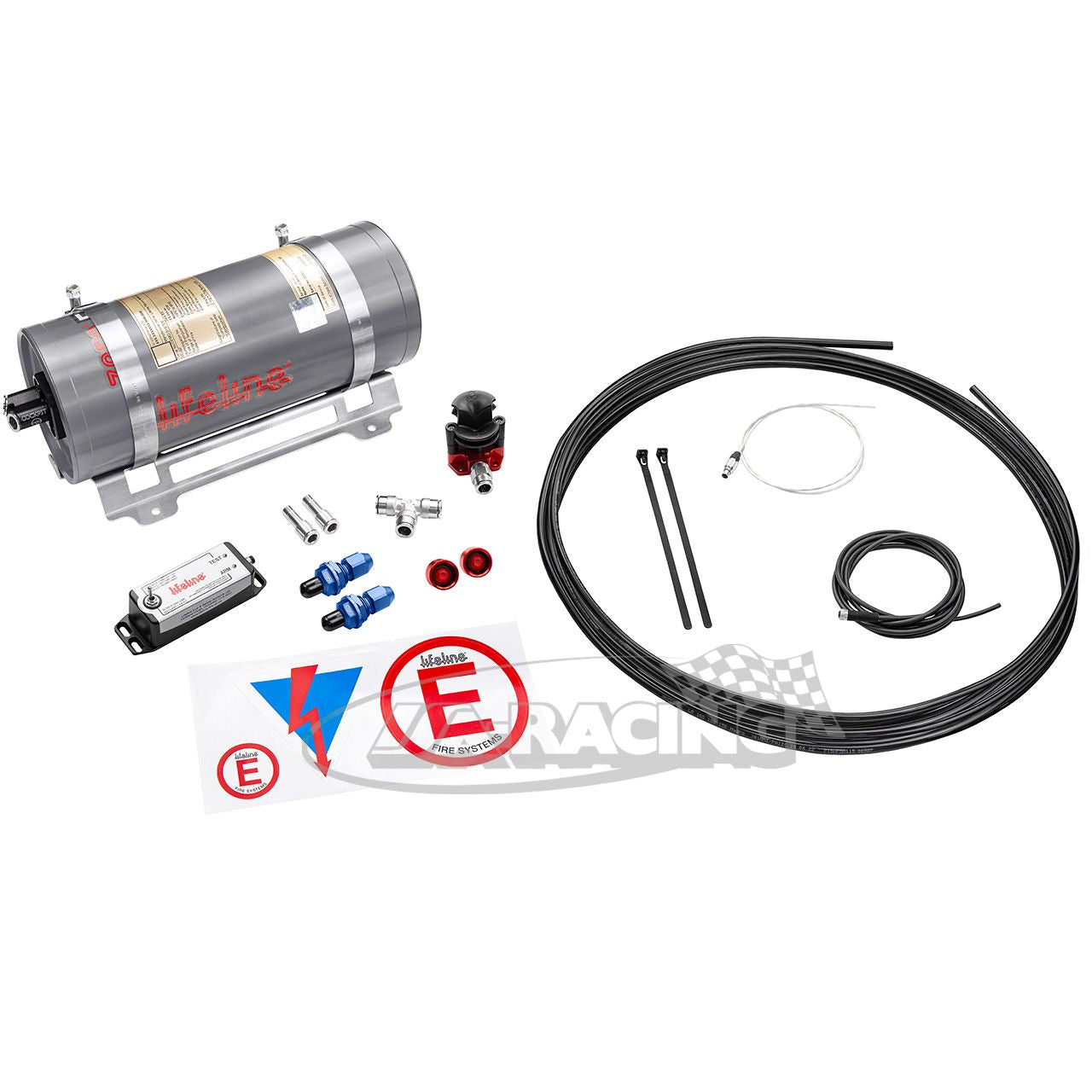 ZERO EV Clean Agent, 1- Kammer Aluminiumbehälter mit FIA homologation