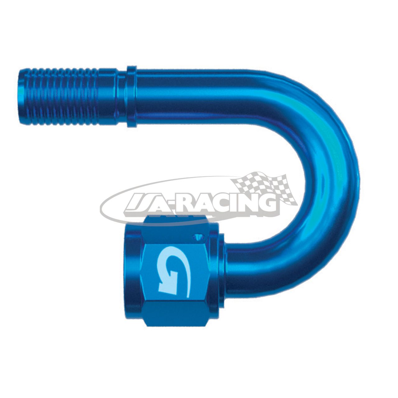 G-Line Aluminium Anschluss Serie 4000 verpressbar, 180 Grad Rohrbogen