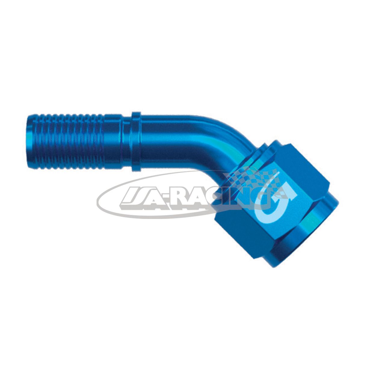 G-Line Aluminium Anschluss Serie 4000 verpressbar, 45 Grad Rohrbogen