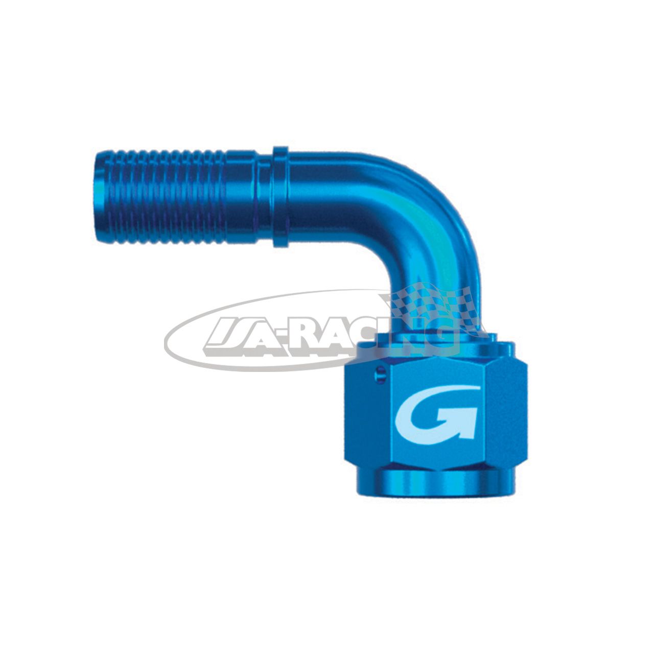 G-Line Aluminium Anschluss Serie 4000 verpressbar, 90 Grad Rohrbogen
