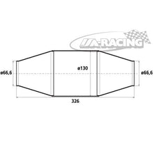 90950070 HJS Universal Tuning Katalysator