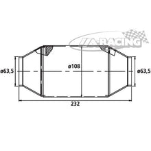 90950072 HJS Universal Tuning Katalysator