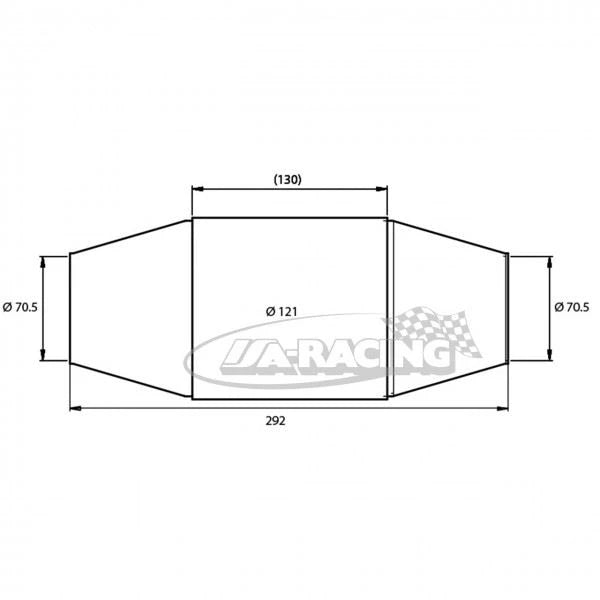 90950082 HJS Universal Tuning Katalysator