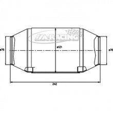 90950086 HJS Universal Tuning Katalysator