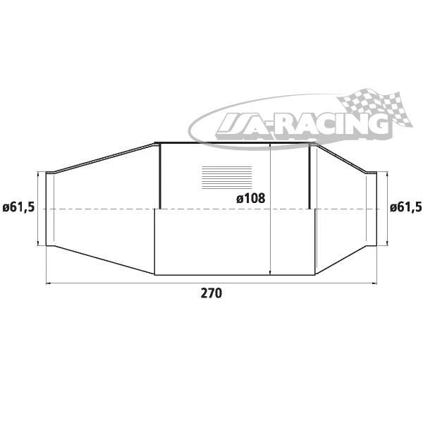 90950092 HJS Universal Tuning Katalysator