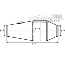 90950190 HJS Universal Tuning Katalysator