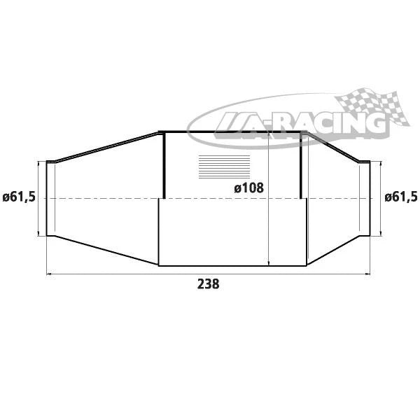 90950192 HJS Universal Tuning Katalysator