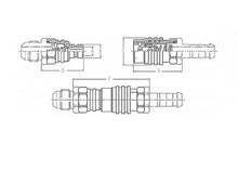 Jiffy-Tite Nippel mit Steckanschluss 45°